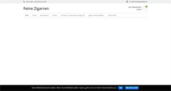 Desktop Screenshot of feinezigarren.de