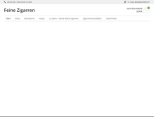 Tablet Screenshot of feinezigarren.de